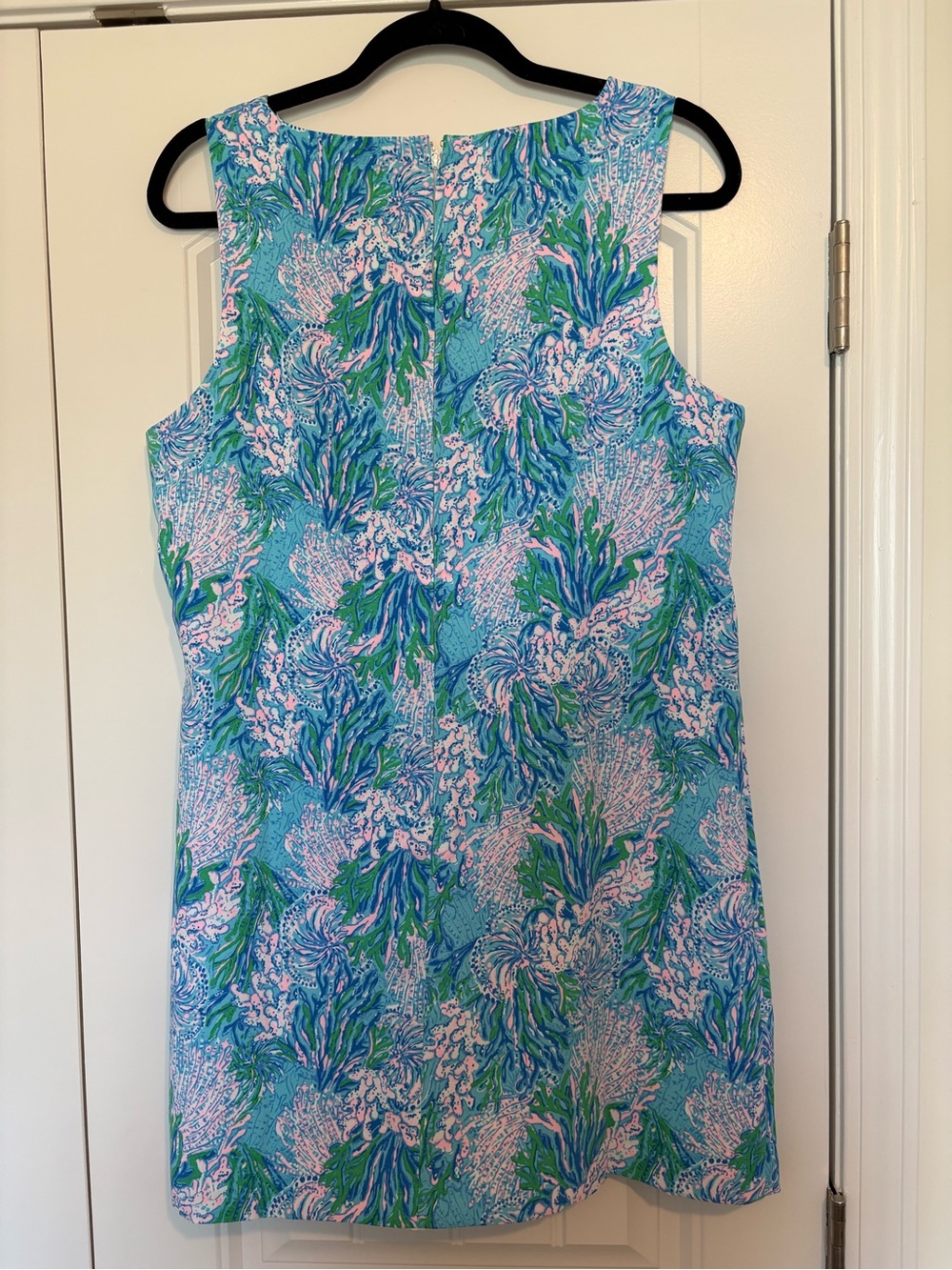 Lilly Pulitzer Cordelia Shift Romper Size 12 Las Olas Strong Current Sea - Picture 7 of 10